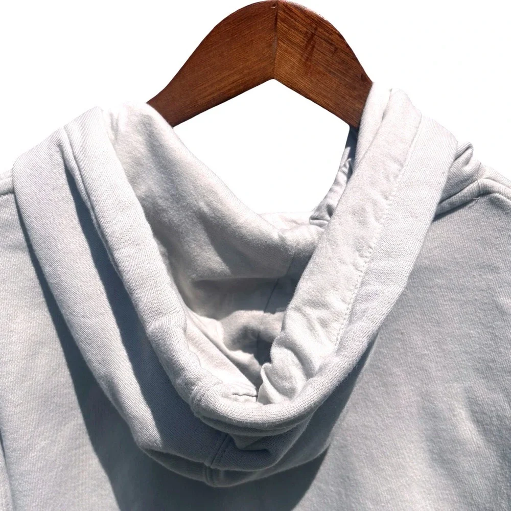 Billabong Hoodie Men Large Tan/Gray Boardshort Co Graphic Pullover Fleece